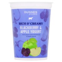 Dunnes Stores Rich & Creamy Blackberry & Apple Yogurt 500g