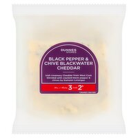 Dunnes Stores Black Pepper & Chive Blackwater Cheddar 250g