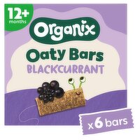 Organix Blackcurrant Soft Oaty Bars Toddler Snacks Multipack 138g (6x23g) 12 months+