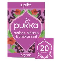 Pukka Organic Morning Berry Tea 20 Home Compostable Herbal Tea Bags 34g