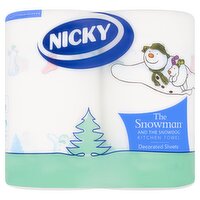 Nicky The Snowman and The Snowdog Kitchen Towel