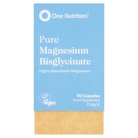 One Nutrition Pure Magnesium Bisglycinate 90 Capsules 73.8g