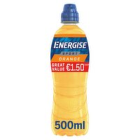 Energise Sport Orange Bottle 500ml