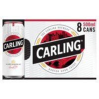 Carling Brilliantly Refreshing Lager 8 x 500ml