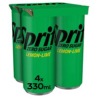 Sprite Lemon-Lime No Sugar 4 x 330ml