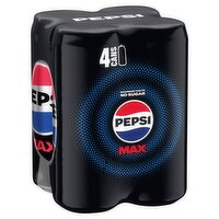 Pepsi Max Can 4 x 330ml