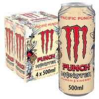 MONSTER Pacific Punch Energy 4 x 500ml