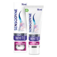 Sensodyne Clinical White Whitening Toothpaste Stain Protector 75ML