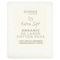 Dunnes Stores Organic 50 Large Cotton Pads