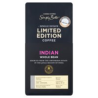 Dunnes Stores Simply Better Single Estate Limited Edition Indian Whole Bean Coffee 200g
