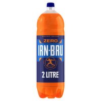 IRN-BRU ZERO Sugar Soft Drink Bottle 2L