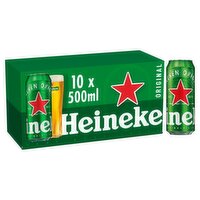 Heineken Original Pure Malt Lager 10 x 500ml
