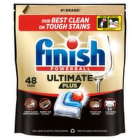 Finish Ultimate Plus All In One Dishwasher Tablets Fresh - 48 Tabs