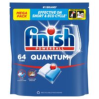 Finish Quantum All In One Dishwasher Tablets  Fresh - 64 Tabs