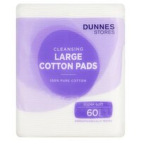 Dunnes Stores 60 Cleansing Large Cotton Pads