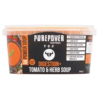 PUREPOWER Nutrition Digestion+ Tomato & Herb Soup 375g