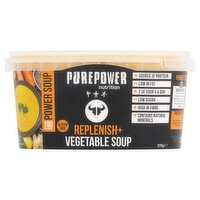 PUREPOWER Nutrition Replenish + Vegetable Soup 375g
