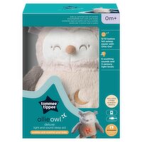 Tommee Tippee OllieOwl Deluxe Baby & Toddler Sound & Light Sleep Aid, CrySensor