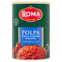 Roma Polpa Finely Chopped Tomatoes 400g