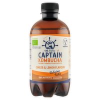 The Gutsy Captain Kombucha Ginger & Lemon 400ml