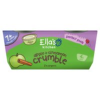 Ella's Kitchen Apple + Cinnamon Crumble 7+ Months  4 x 80g (320g)