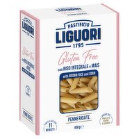 Pastificio Liguori Penne Rigate with Brown Rice and Corn 400g