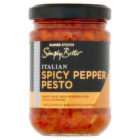 Dunnes Stores Simply Better Italian Spicy Pepper Pesto 130g
