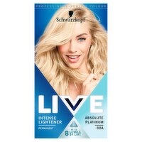 Schwarzkopf LIVE Intense Lightener Absolute Platinum Permanent Hair Dye 00A