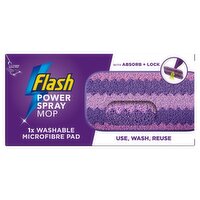 Flash Power Spray Mop Floor Cleaner Washable Pad