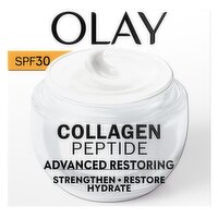 Olay Collagen Peptide Face Moisturiser with SPF 30. Anti Ageing Skincare cream, 50ml