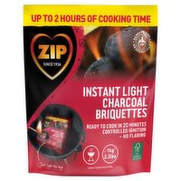 Zip Instant Light Charcoal Briquettes