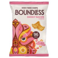 Boundless Smoky Bacon Flavour High Fibre Chips 80g