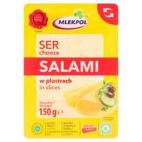 Mlekpol Cheese Salami in Slices 150g