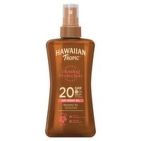 Hawaiian Tropic Glowing Protection Dry Oil Spray SPF20 200ml
