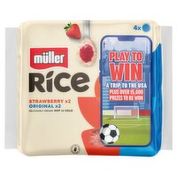 Müller Rice Strawberry & Original Low Fat Dessert