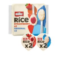 Muller Rice Strawberry & Original Low Fat Dessert