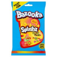 Bazooka Splashz Fruits Fiesta Chewy Candy with Gel 120g