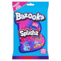 Bazooka Splashz Berry Blast Chewy Candy with Gel 120g