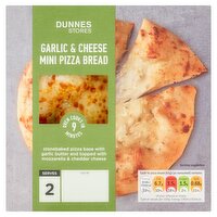 Dunnes Stores Garlic & Cheese Mini Pizza Bread 130g min