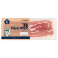 Dunnes Stores Unsmoked Irish Streaky Rashers 200g