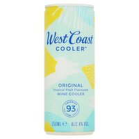 West Coast Cooler Original Tropical Fruit Flavoured Wine Cooler 250ml