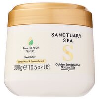 Sanctuary Spa Golden Sandalwood Natural Oils Sand & Salt Scrub 300g