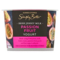 Dunnes Stores Simply Better Irish Jersey Milk Passion Fruit Yogurt 150g