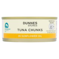 Dunnes Stores Tuna Chunks in Sunflower Oil 145g