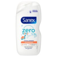 Sanex Zero% Hypoallergenic Nourishing Baby Bath Foam & Shampoo 450 ml