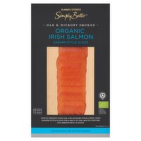 Dunnes Stores Simply Better Oak & Hickory Smoked Organic Irish Salmon Sashimi Style Slices 80g