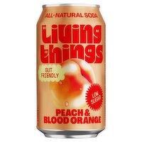 Living Things Peach & Blood Orange 330ml