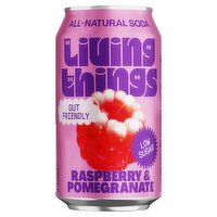 Living Things Raspberry & Pomegranate 330ml