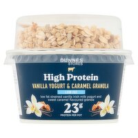 Dunnes Stores Low Fat Vanilla Yogurt & Caramel Granola 190g
