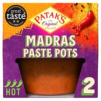 Patak's The Original Madras Paste Pots 2 x 70g